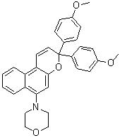 CAS # 159595-92-3, 4-[3,3-Bis(4-methoxyphenyl)-3H-naphtho[2,1-b]pyran-6-yl]morpholine
