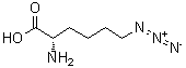 6-叠氮基-L-正亮氨酸分子结构 (CAS 159610-92-1)