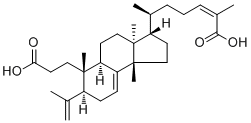 (24Z)-3,4-开环甘遂-4(28),7,24-三烯-3,26-二酸分子结构 (CAS 159623-48-0)