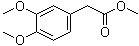 3,4-二甲氧基苯乙酸甲酯分子结构 (CAS 15964-79-1)