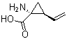 (1R,2S)-1-氨基-2-乙烯基环丙烷羧酸分子结构 (CAS 159700-58-0)