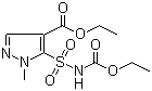 4-乙氧羰基-1-甲基-5-吡唑磺酰氨基甲酸乙酯分子结构 (CAS 159709-60-1)