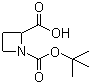 1-叔丁氧羰基-L-氮杂环丁烷-2-甲酸分子结构 (CAS 159749-28-7)