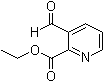 3-甲酰基-2-吡啶羧酸乙酯分子结构 (CAS 159755-62-1)