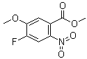 4-氟-5-甲氧基-2-硝基苯甲酸甲酯分子结构 (CAS 159768-50-0)