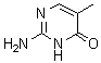 structure of CAS# 15981-91-6, 2-Amino-5-methyl-4(3H)-pyrimidinone