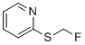 2-[(氟甲基)巯基]吡啶分子结构 (CAS 159831-89-7)
