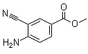 4-氨基-3-氰基苯甲酸甲酯分子结构 (CAS 159847-80-0)