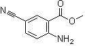 2-氨基-5-氰基苯甲酸甲酯分子结构 (CAS 159847-81-1)