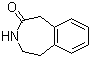 structure of CAS# 15987-50-5, 1,3,4,5-Tetrahydro-2H-3-benzazepin-2-one
