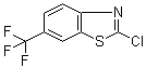 2-氯-6-(三氟甲基)苯并噻唑分子结构 (CAS 159870-86-7)