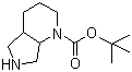 structure of CAS# 159877-36-8, tert-Butyl octahydro-1H-pyrrolo[3,4-b]pyridine-1-carboxylate