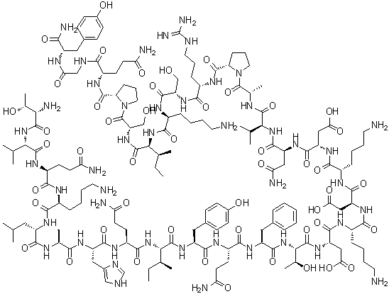 structure of CAS# 159899-65-7, 22-52-肾上腺髓质素
