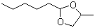 己醛丙二醇缩醛分子结构 (CAS 1599-49-1)