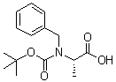 N-[叔丁氧羰基]-N-(苯基甲基)-L-丙氨酸分子结构 (CAS 159999-80-1)