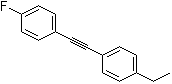 1-乙基-4-[(4-氟苯基)乙炔基]苯分子结构 (CAS 160083-17-0)