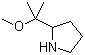 structure of CAS# 160142-25-6, 2-(2-甲氧基丙烷-2-基)吡咯烷