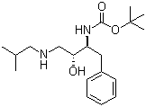 structure of CAS# 160232-08-6, [(1S,2R)-1-苄基-2-羟基-3-(异丁基氨基)丙基]氨基甲酸叔丁酯