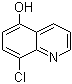 structure of CAS# 16026-85-0, 8-氯-5-喹啉醇