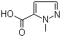 structure of CAS# 16034-46-1, 1-甲基-1H-吡唑-5-羧酸