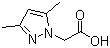structure of CAS# 16034-49-4, (3,5-二甲基吡唑-1-基)乙酸
