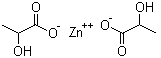 Zinc lactate molecular structure (CAS 16039-53-5)