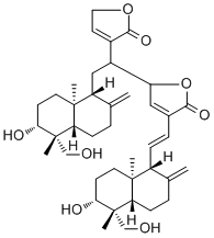 双穿心莲内酯 A分子结构 (CAS 160498-00-0)