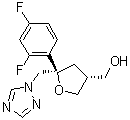 CAS # 160709-02-4, 2,5-Anhydro-1,3,4-trideoxy-2-C-(2,4-difluorophenyl)-4-(hydroxymethyl)-1-(1H-1,2,4-triazol-1-yl)-D-threo-pentitol