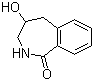 2,3,4,5-四氢-4-羟基-1H-2-苯并氮杂卓-1-酮分子结构 (CAS 160732-74-1)