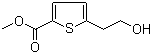 5-(2-羟乙基)-2-噻吩羧酸甲酯分子结构 (CAS 160744-13-8)