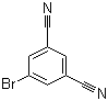 5-溴-1,3-苯二腈分子结构 (CAS 160892-07-9)