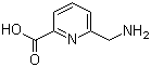 6-(氨甲基)吡啶-2-羧酸分子结构 (CAS 160939-10-6)