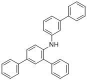 N-([1,1'-联苯]-3-基)-[1,1':3',1''-三联苯]-4'-胺分子结构 (CAS 1609484-77-6)