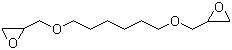 1,6-Hexanediol diglycidyl ether molecular structure (CAS 16096-31-4)
