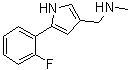CAS # 1610043-62-3, 5-(2-Fluorophenyl)-N-methyl-1H-pyrrole-3-methanamine