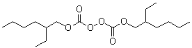 structure of CAS# 16111-62-9, Peroxydicarbonic acid bis(2-ethylhexyl) ester