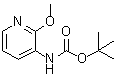 structure of CAS# 161117-83-5, (2-甲氧基吡啶-3-基)氨基甲酸叔丁酯