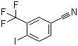 4-碘-3-三氟甲基苯腈分子结构 (CAS 161320-00-9)