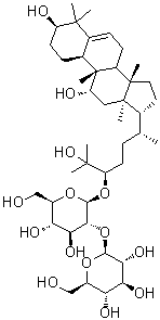 CAS # 1613527-65-3, Mogroside II A, (3beta,9beta,10alpha,11alpha,24R)-3,11,25-Trihydroxy-9-methyl-19-norlanost-5-en-24-yl 2-O-beta-D-glucopyranosyl-beta-D-glucopyranoside