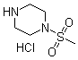 1-甲磺酰基哌嗪盐酸盐分子结构 (CAS 161357-89-7)