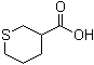 四氢-2H-噻喃-3-羧酸分子结构 (CAS 161404-76-8)