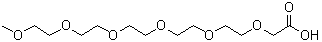 3,6,9,12,15,18-Hexaoxanonadecanoic acid molecular structure (CAS 16142-03-3)