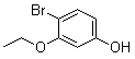 4-溴-3-乙氧基苯酚分子结构 (CAS 161480-82-6)