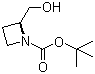 (S)-1-叔丁氧羰基-2-氮杂环丁烷甲醇分子结构 (CAS 161511-85-9)
