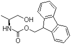 N-芴甲氧羰基-L-丙氨醇分子结构 (CAS 161529-13-1)