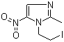 structure of CAS# 16156-90-4, 1-(2-碘乙基)-2-甲基-5-硝基-1H-咪唑