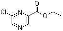6-氯吡嗪-2-羧酸乙酯分子结构 (CAS 161611-46-7)