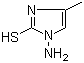 CAS # 16163-48-7, 1-Amino-4-methyl-1H-imidazole-2-thiol