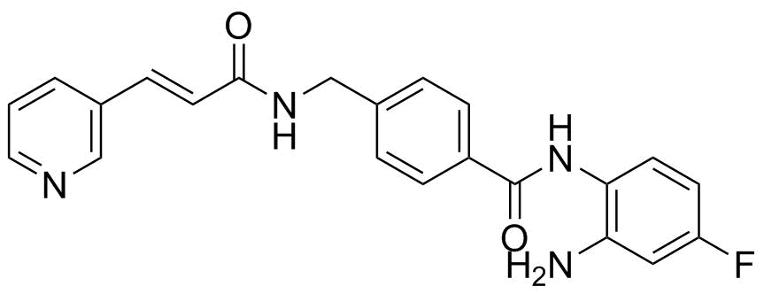 西达本胺分子结构 (CAS 1616493-44-7)