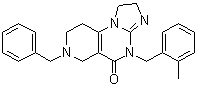structure of CAS# 1616632-77-9, 2,4,6,7,8,9-六氢-4-[(2-甲基苯基)甲基]-7-苄基咪唑并[1,2-a]吡啶并[3,4-e]嘧啶-5(1H)-酮